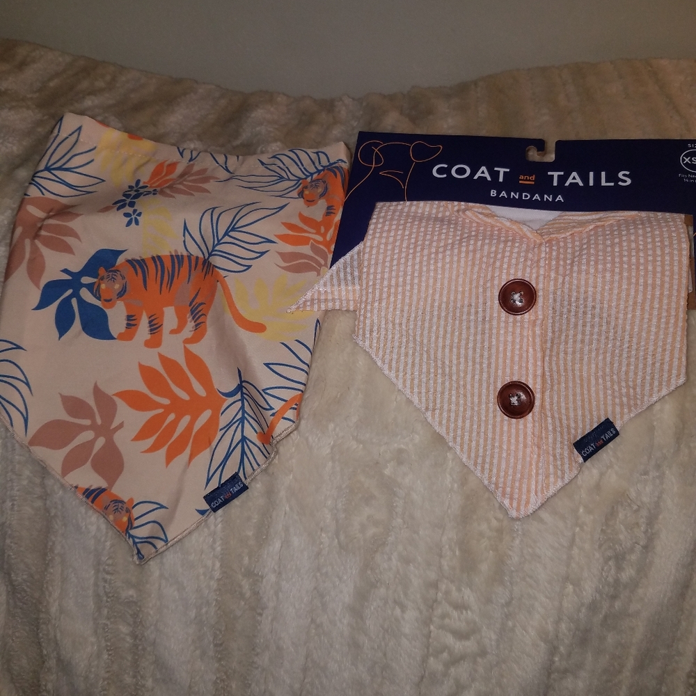 Coat and Tails dog bandana size XS/S